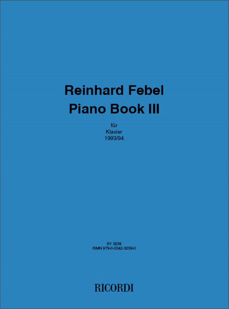 Piano book III